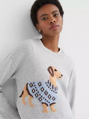 LOFT Doxie Sweater Sz Med